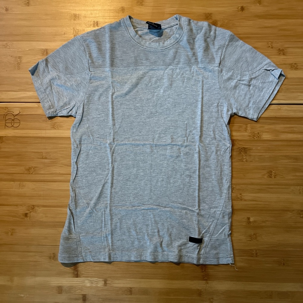Men's Light Gray Crew Neck T-Shirt